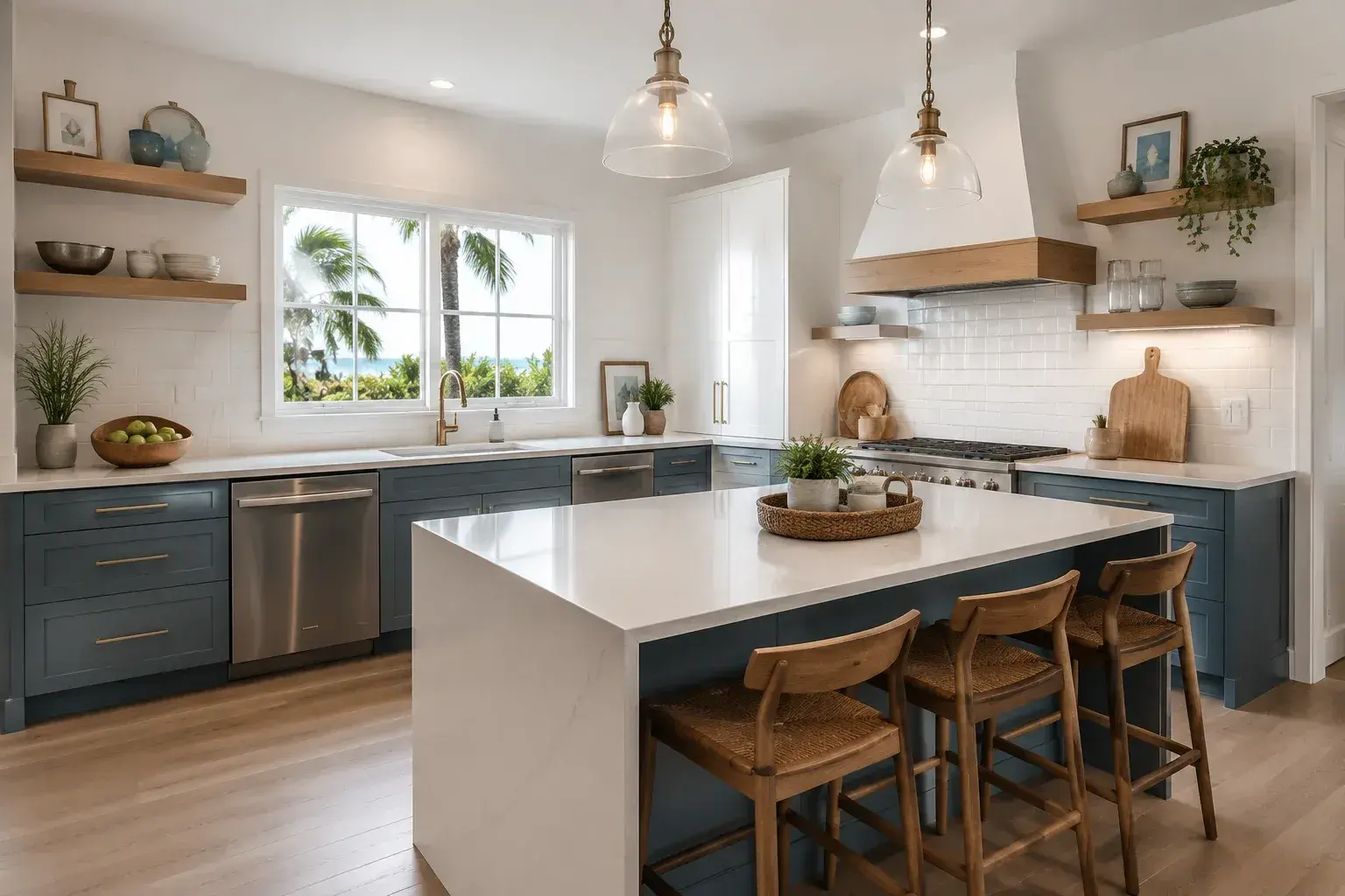 High-end finish with panel-ready appliances